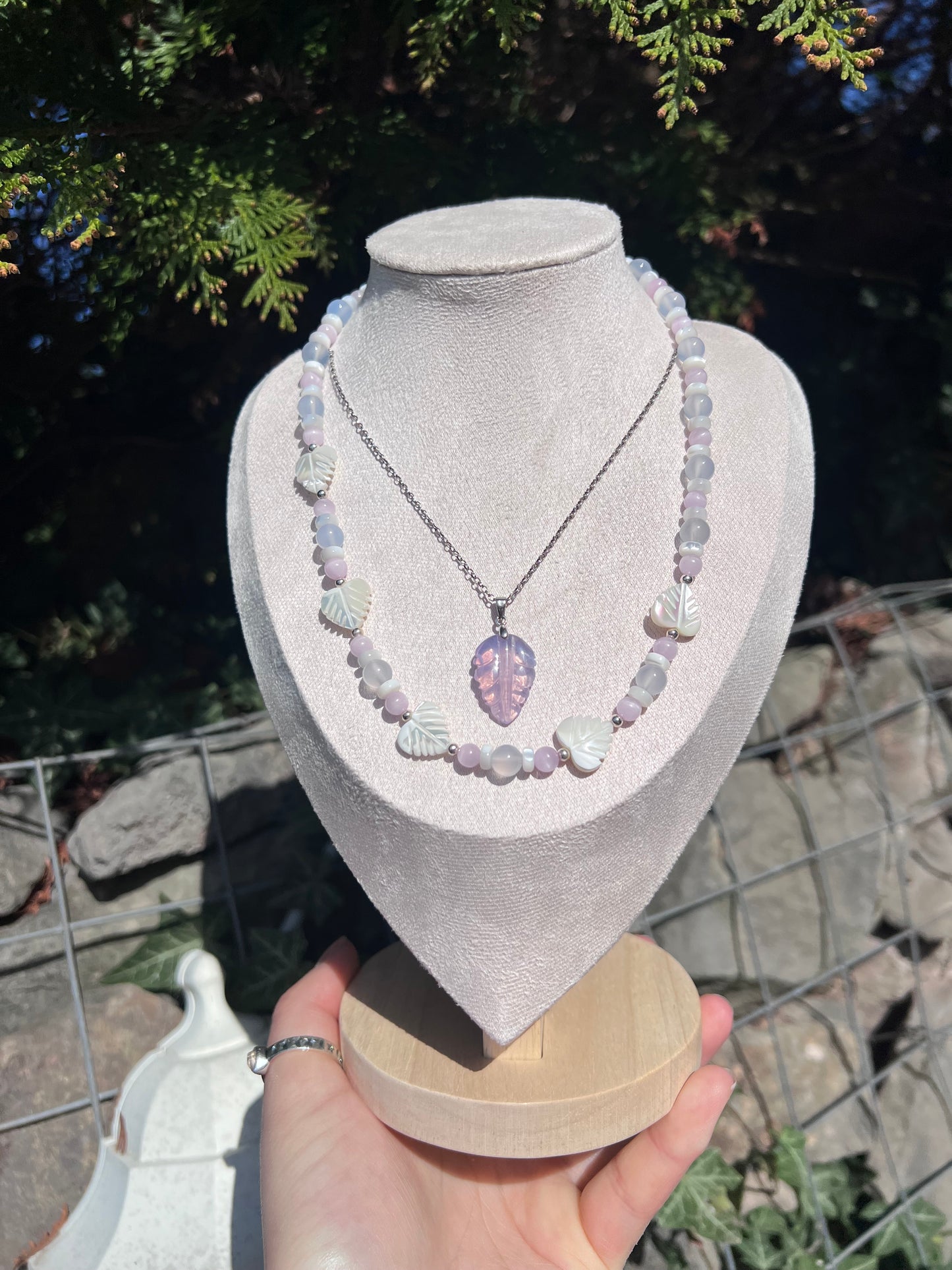 Moonray Custom one of a kind design - “The Fairy sylvan siren necklace - 925 silver