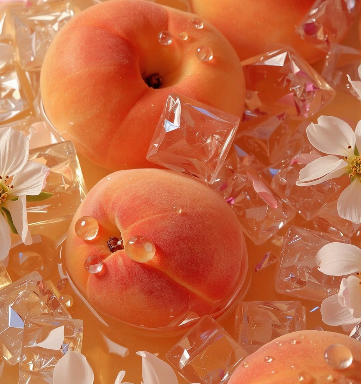 Peaches & Cream snapbar wax melt