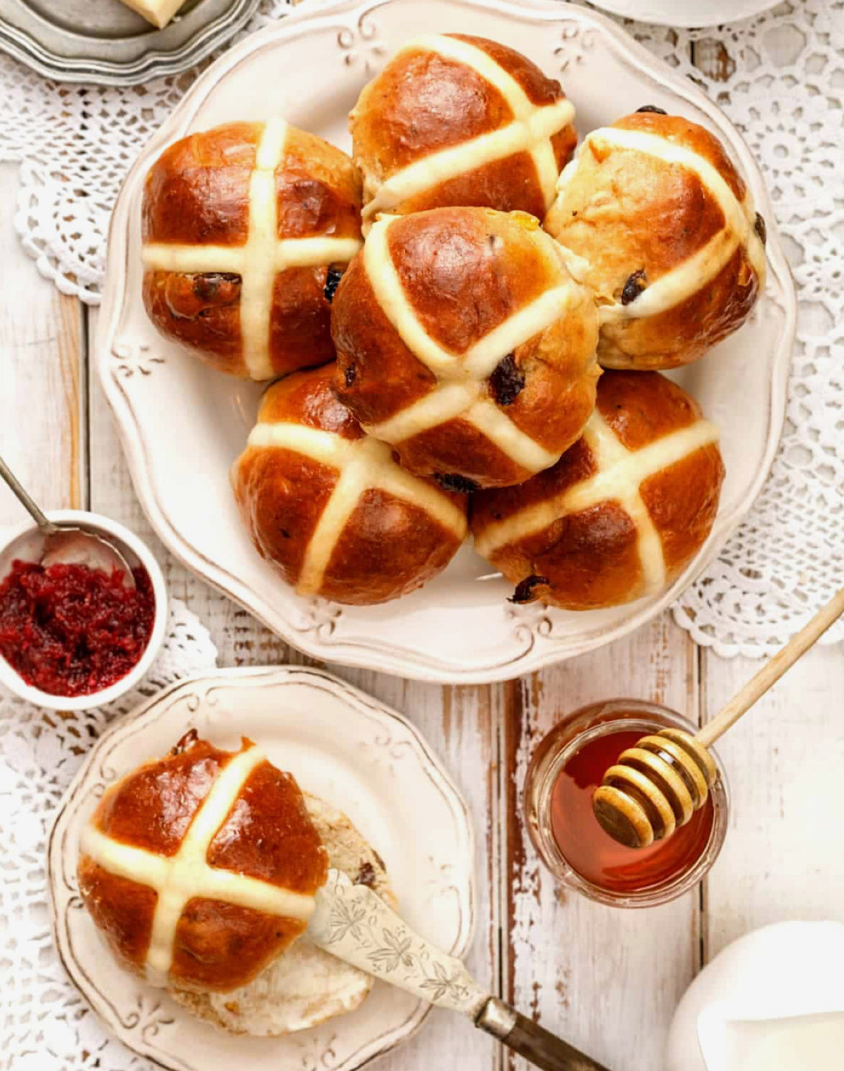 Hot cross bun snapbar wax melt