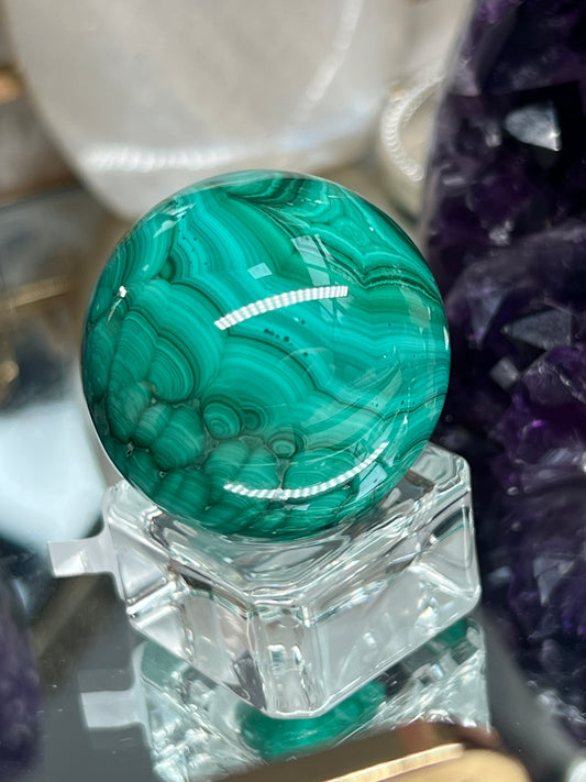 Malachite sphere