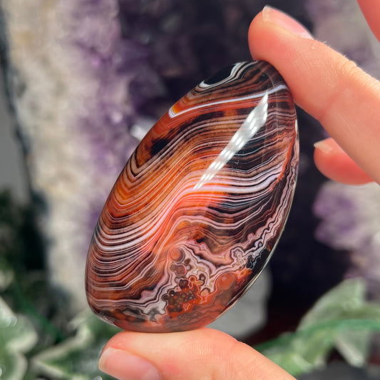 Sardonyx palm stone #A