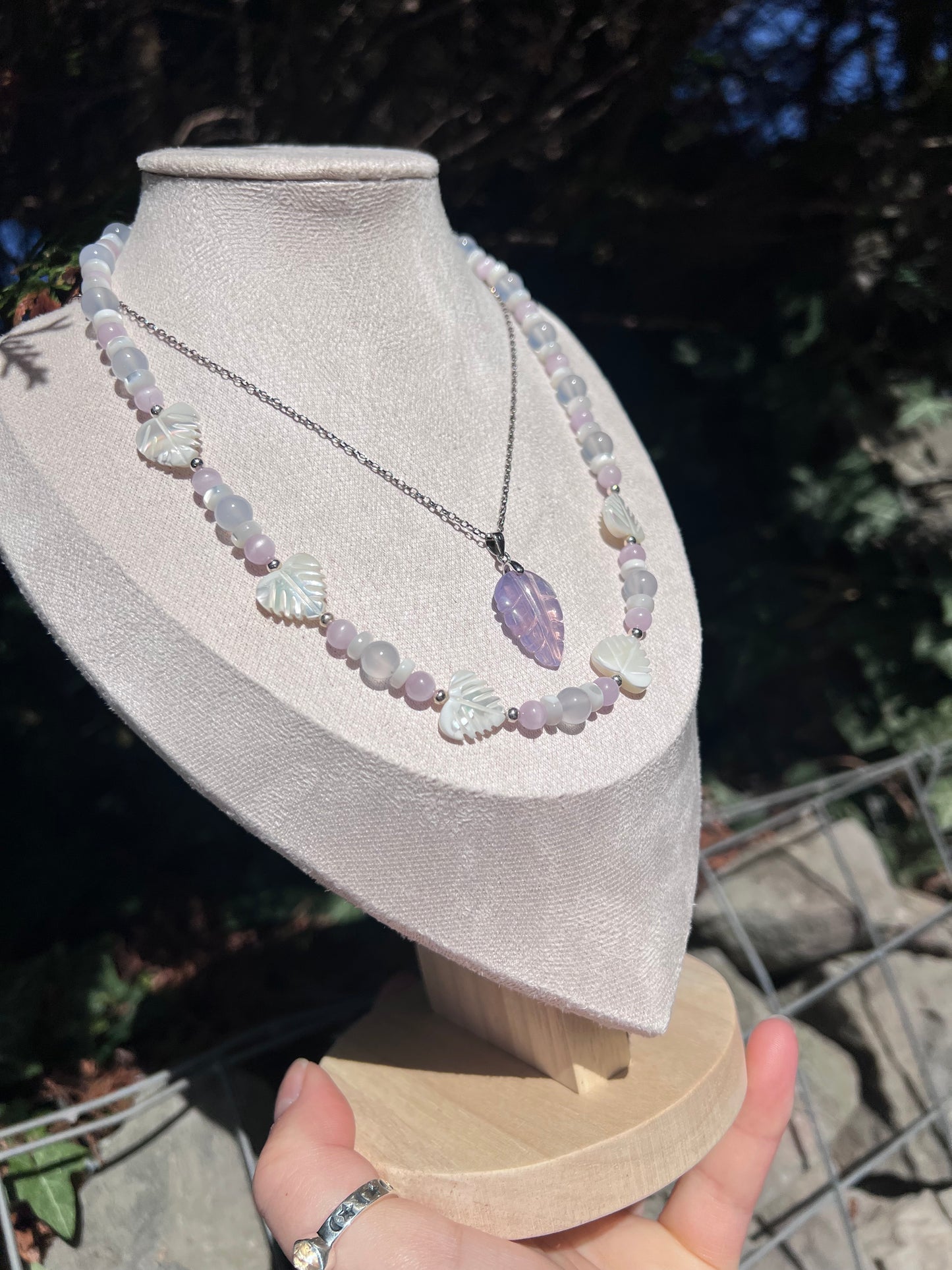 Moonray Custom one of a kind design - “The Fairy sylvan siren necklace - 925 silver