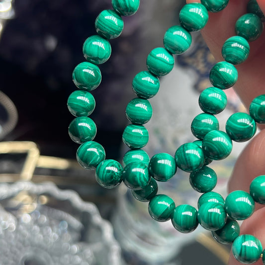 Malachite 7mm bracelet