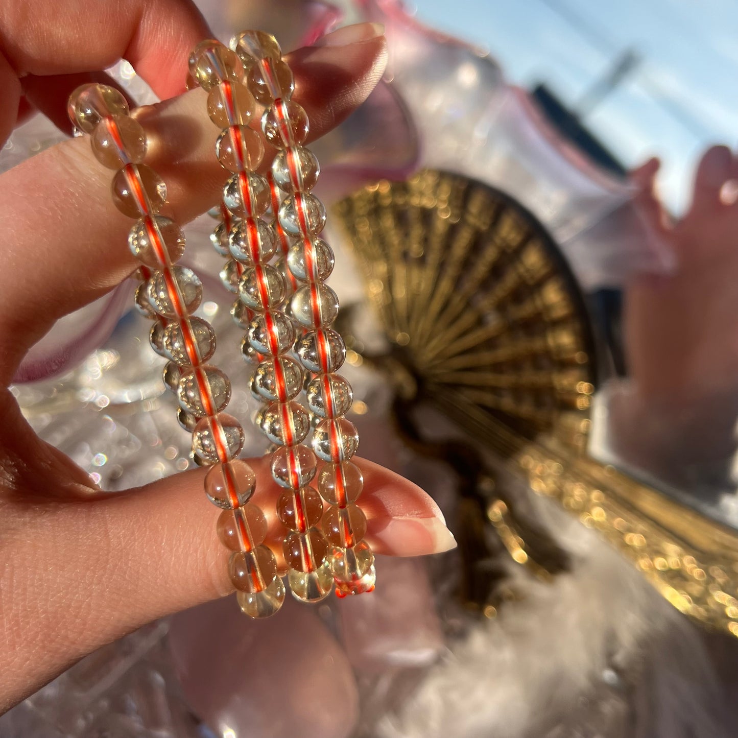 Natural citrine bracelet 7mm