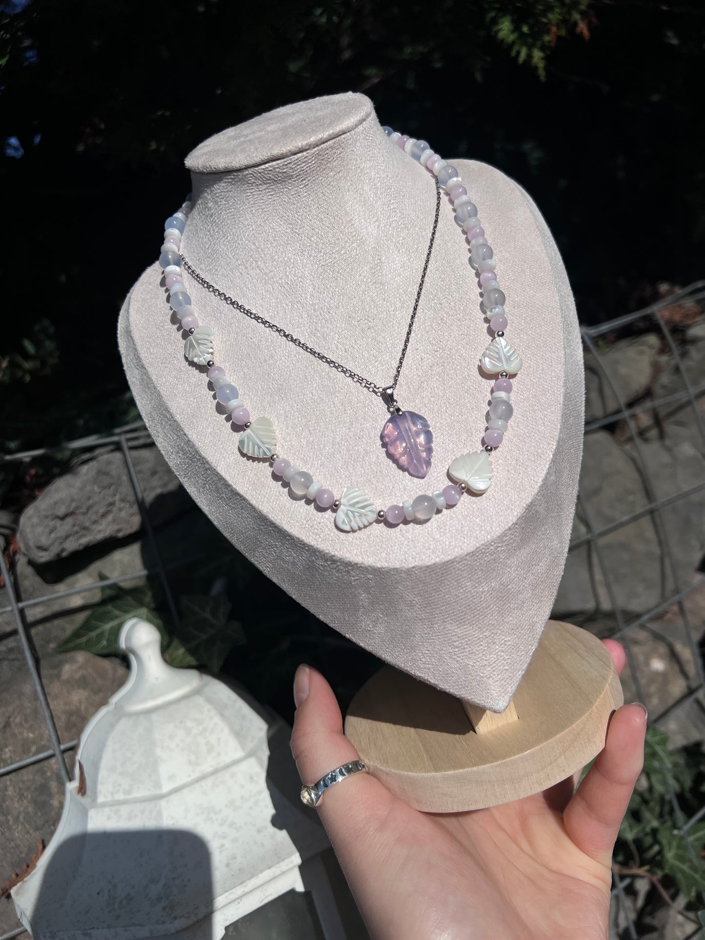 Moonray Custom one of a kind design - “The Fairy sylvan siren necklace - 925 silver