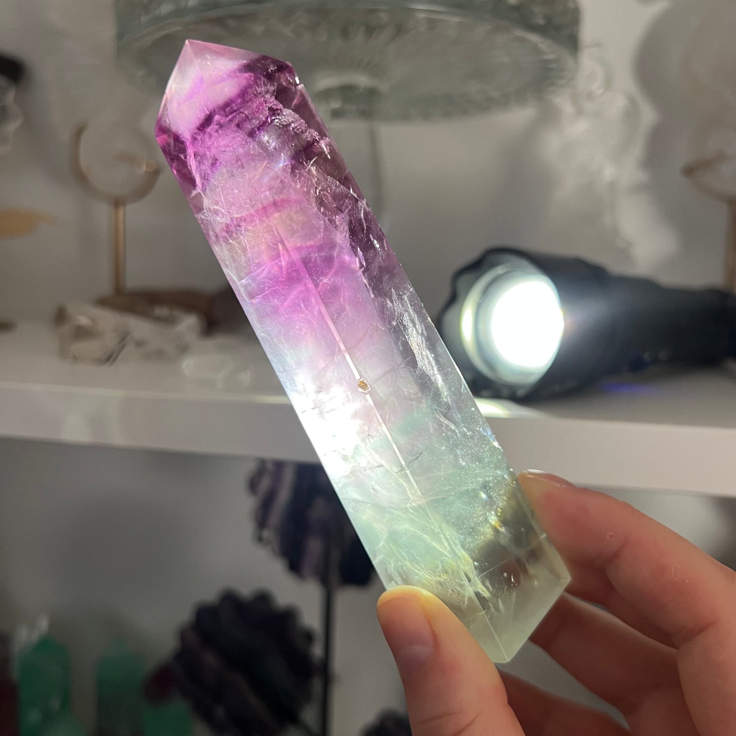 Watermelons fluorite tower #D