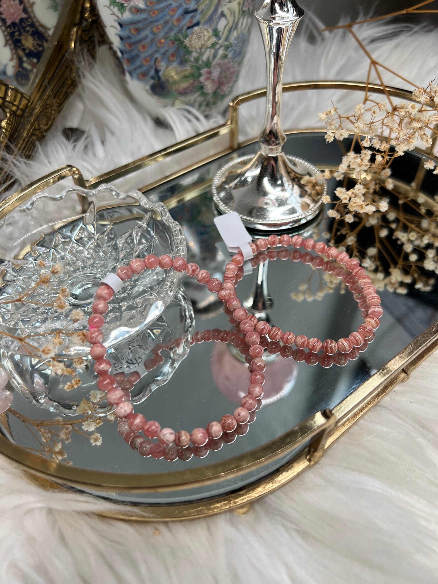 Rhodochrosite 6mm bracelet