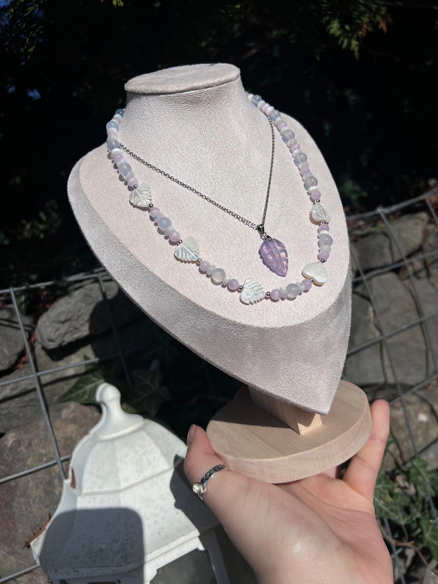 Moonray Custom one of a kind design - “The Fairy sylvan siren necklace - 925 silver