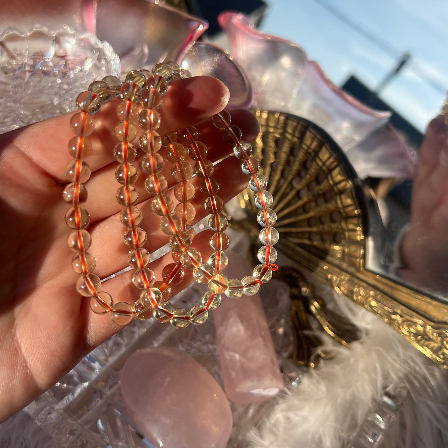 Natural citrine bracelet 7mm