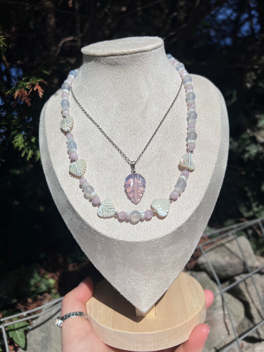 Moonray Custom one of a kind design - “The Fairy sylvan siren necklace - 925 silver