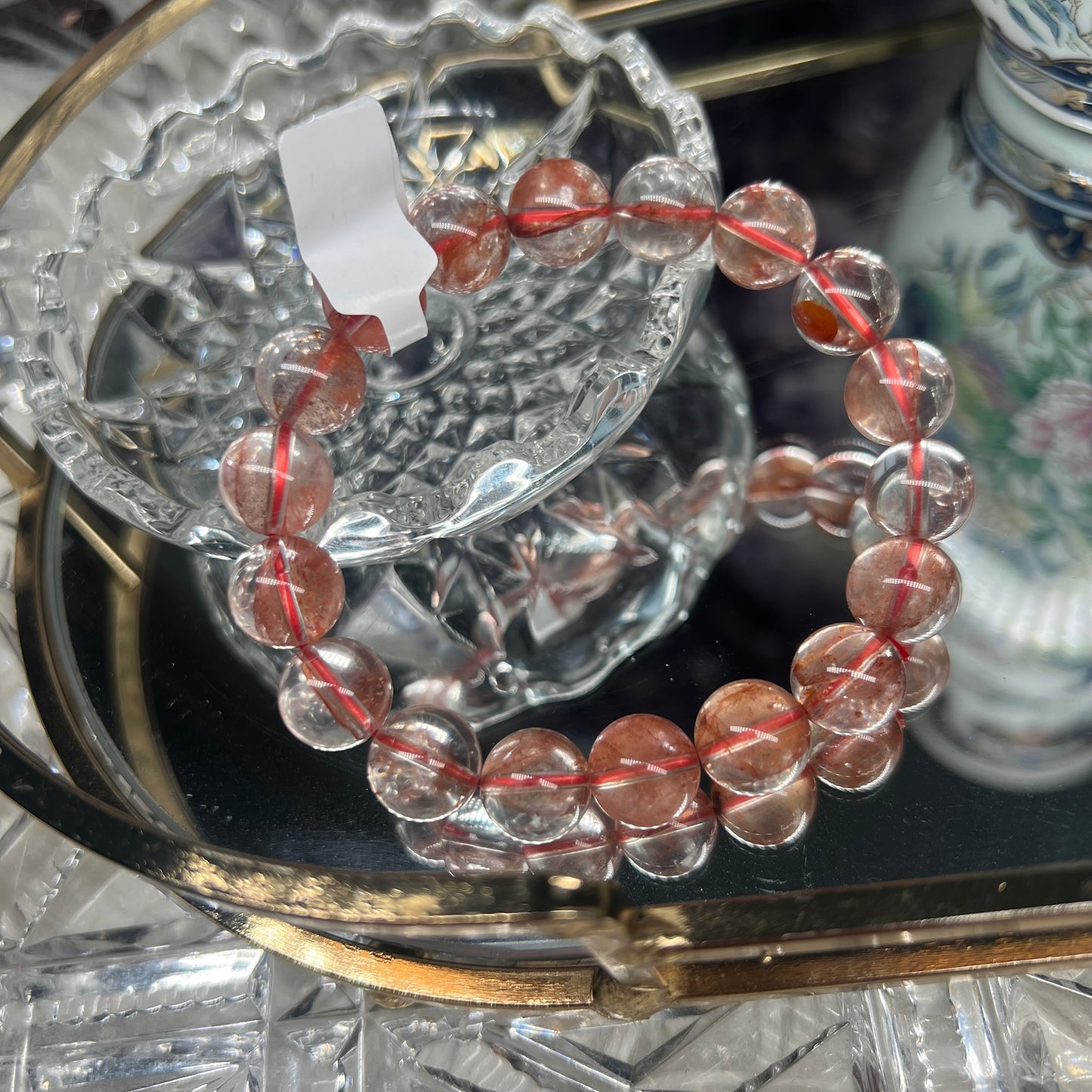 Fire quartz 11mm bracelet