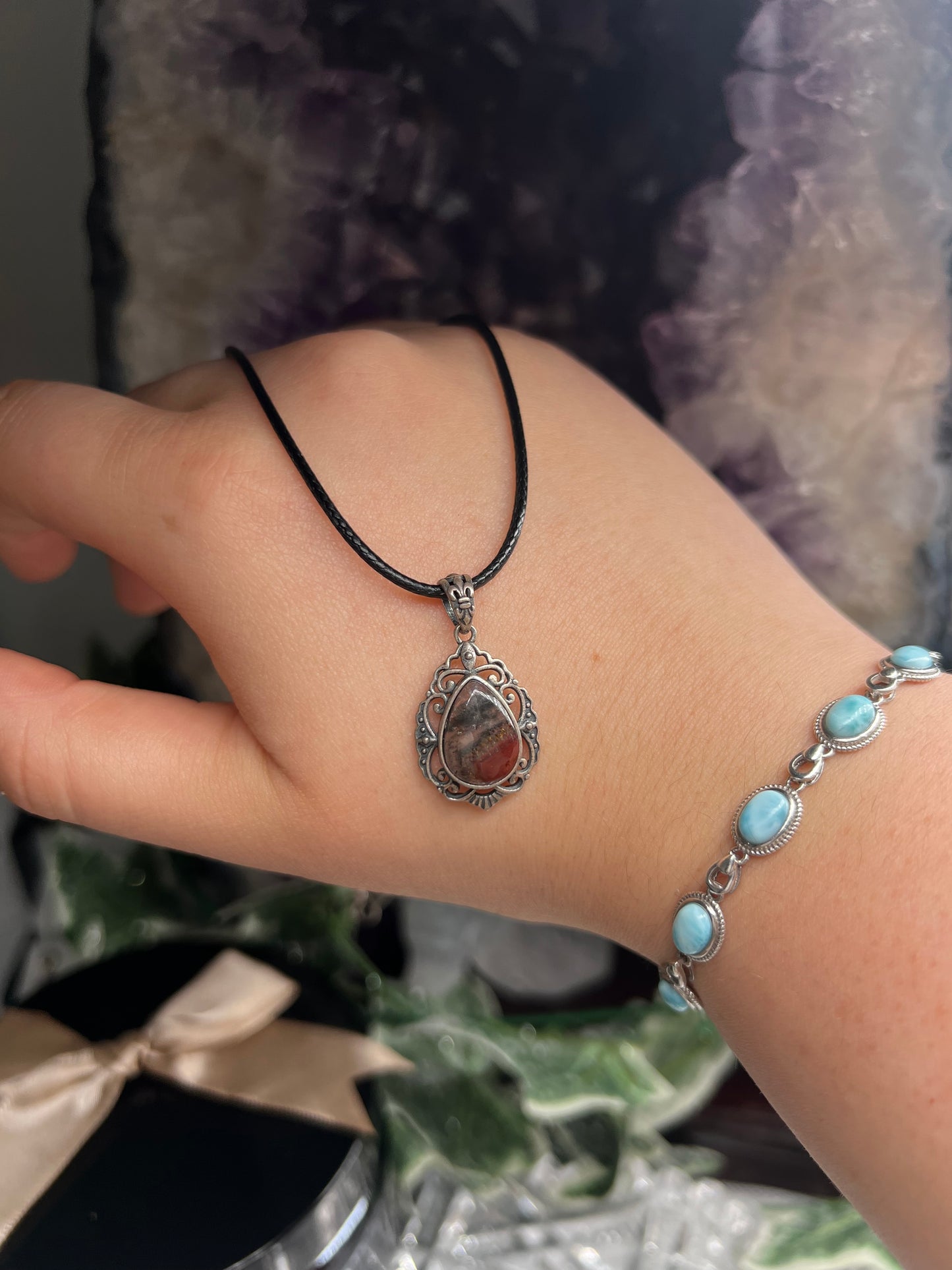 Auralite 23 925silver pendant