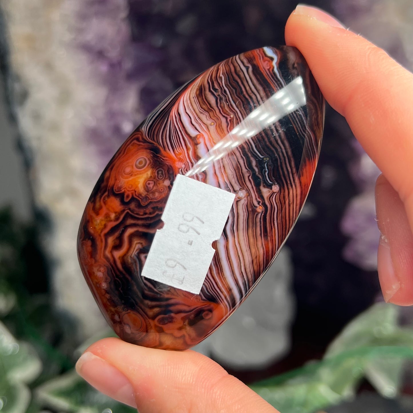 Sardonyx palm stone #A