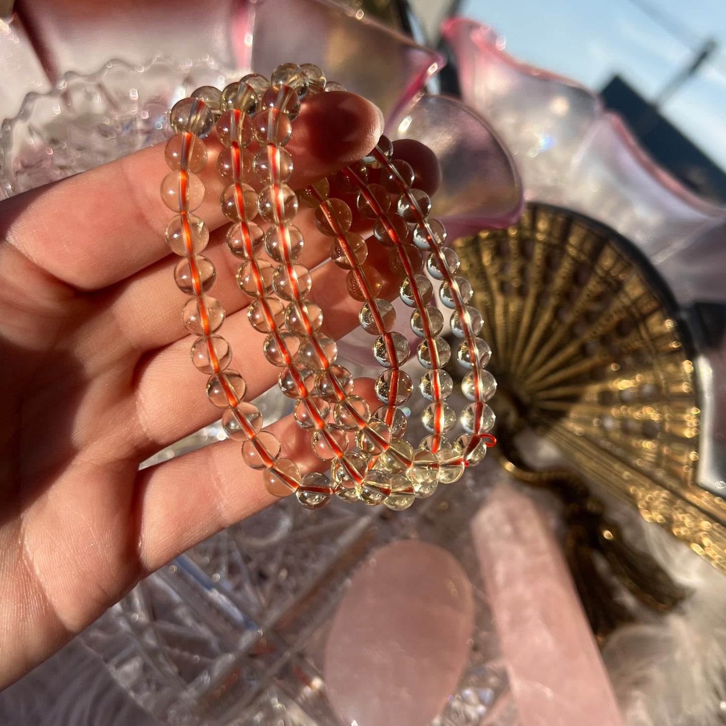 Natural citrine bracelet 7mm