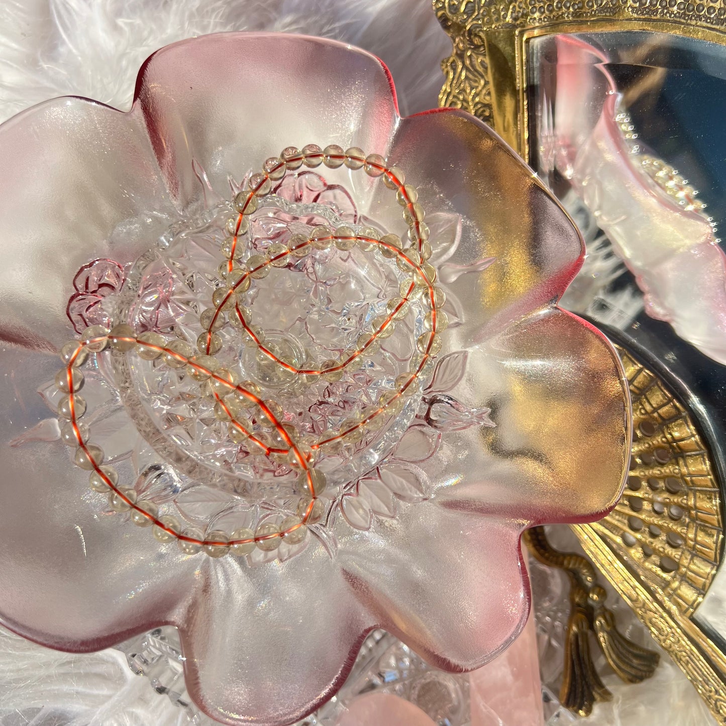 Natural citrine bracelet 7mm