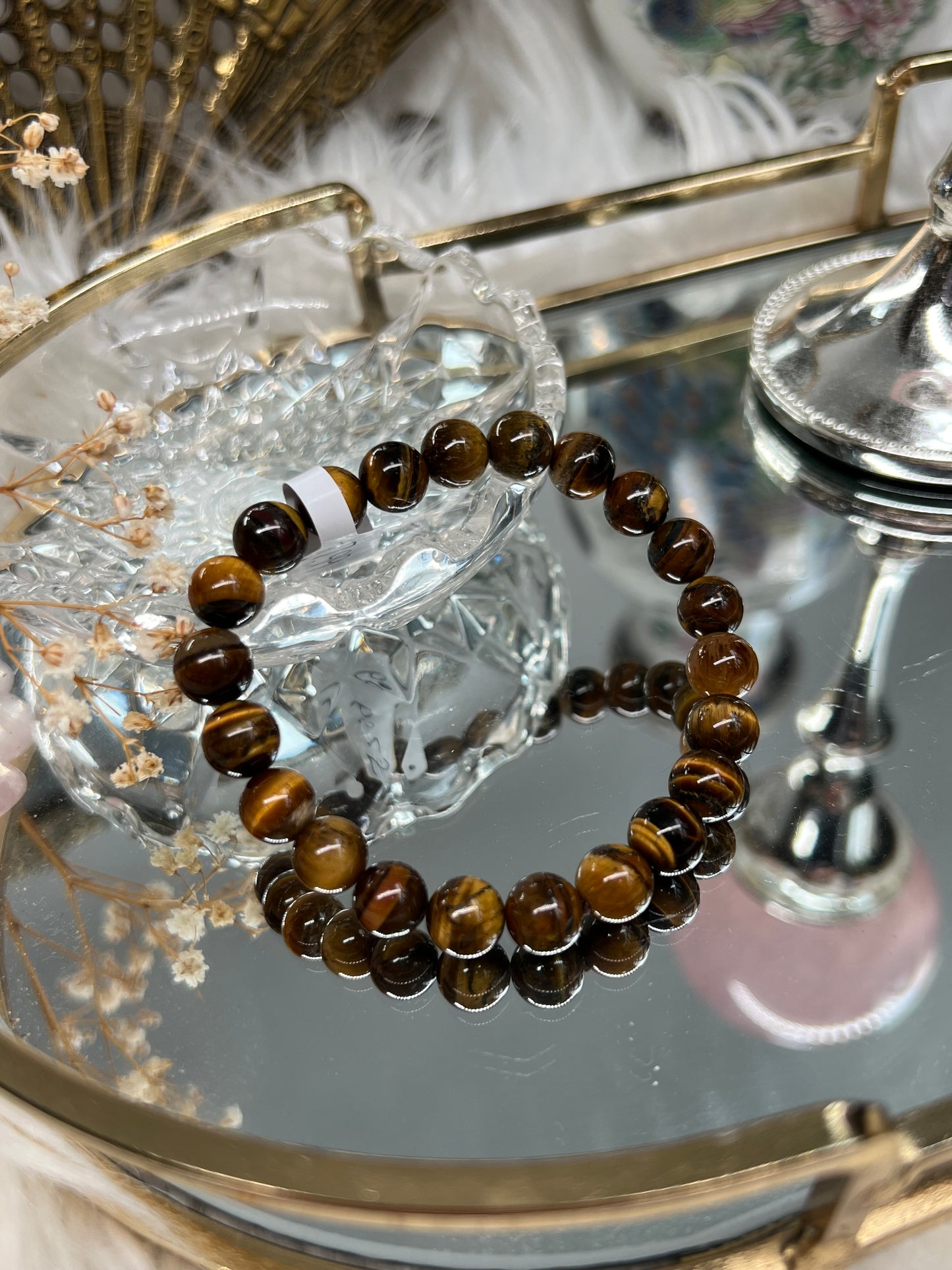 Tigers eye bracelet 8.6mm