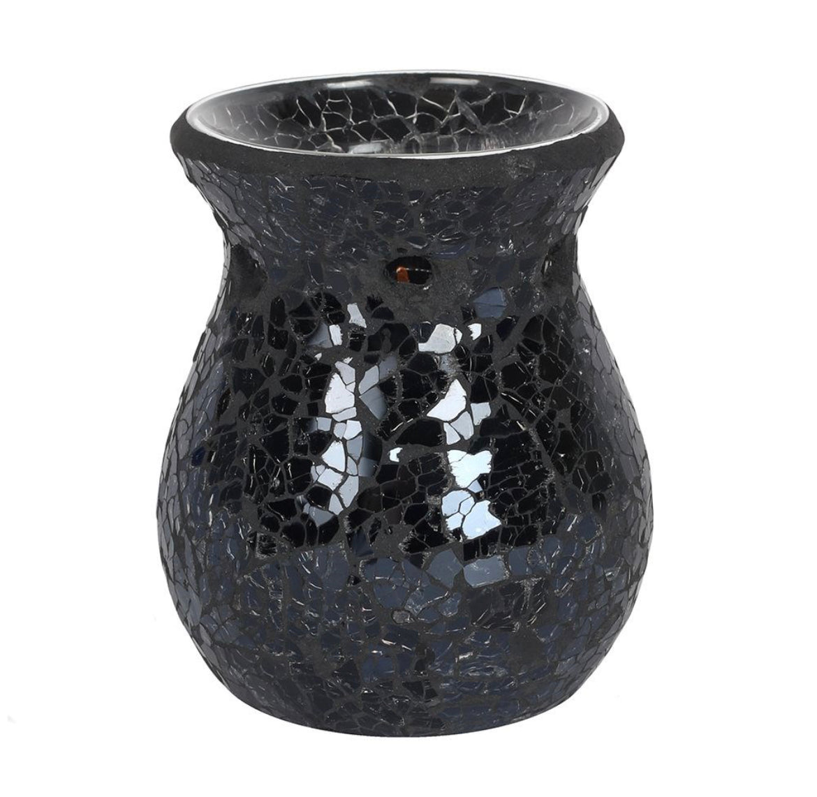 Small black crackle burner