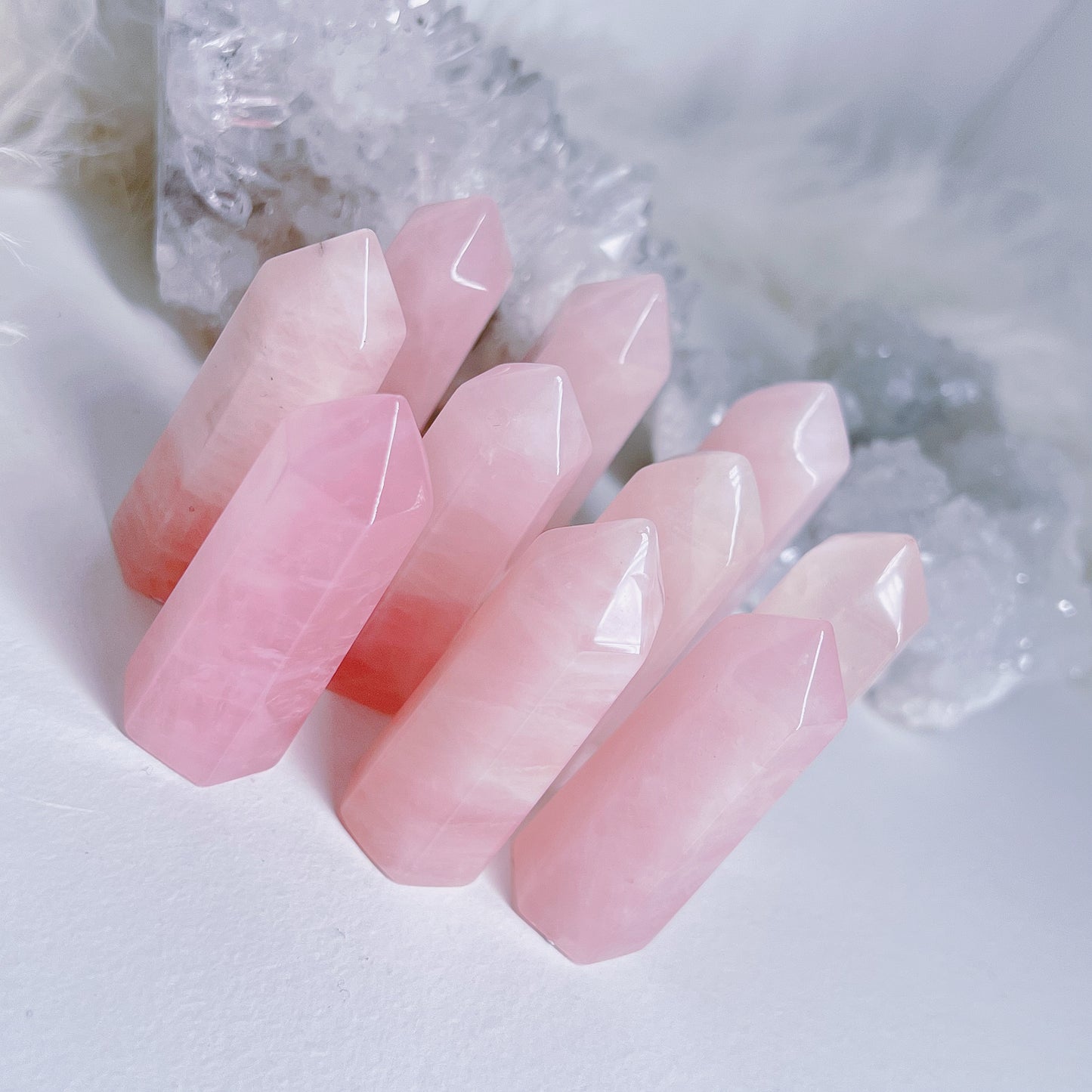 Rose Quartz mini tower